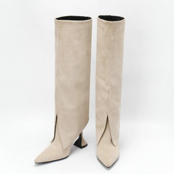 Trendy Mid Calf Pointed Toe Boots - TrendsetterbyTracy Boutique