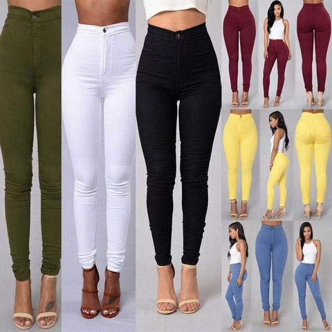 Trendy High Waist Stretch Jeans - TrendsetterbyTracy Boutique