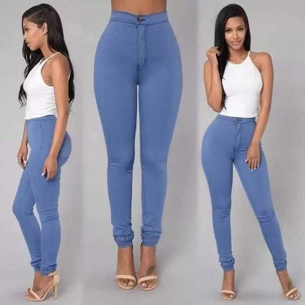 Trendy High Waist Stretch Jeans - TrendsetterbyTracy Boutique