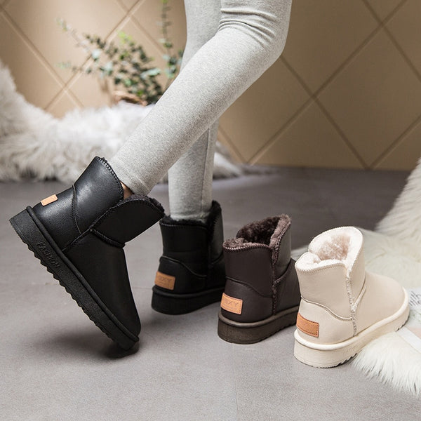 Trendy Ankle Waterproof Plush Anti Slip Winter Boots - TrendsetterbyTracy Boutique