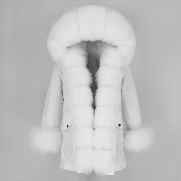 Trendy Winter Fox Fur Collar Coat - TrendsetterbyTracy Boutique