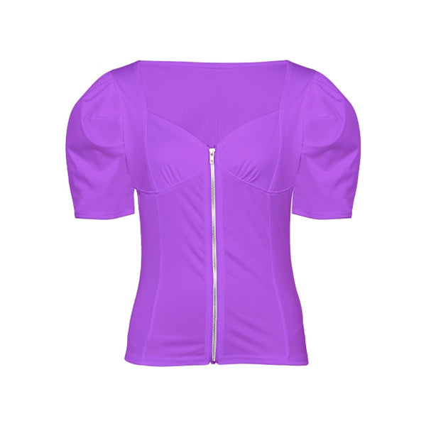 Trendy Puff Sleeve Casual Elegant Blouse - TrendsetterbyTracy Boutique