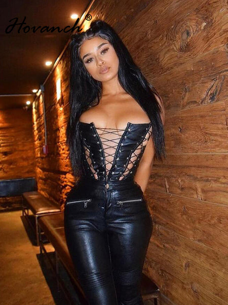 Trendy Hollow Out Fishbone Corset - TrendsetterbyTracy Boutique