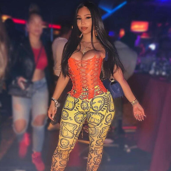 Trendy Hollow Out Fishbone Corset - TrendsetterbyTracy Boutique